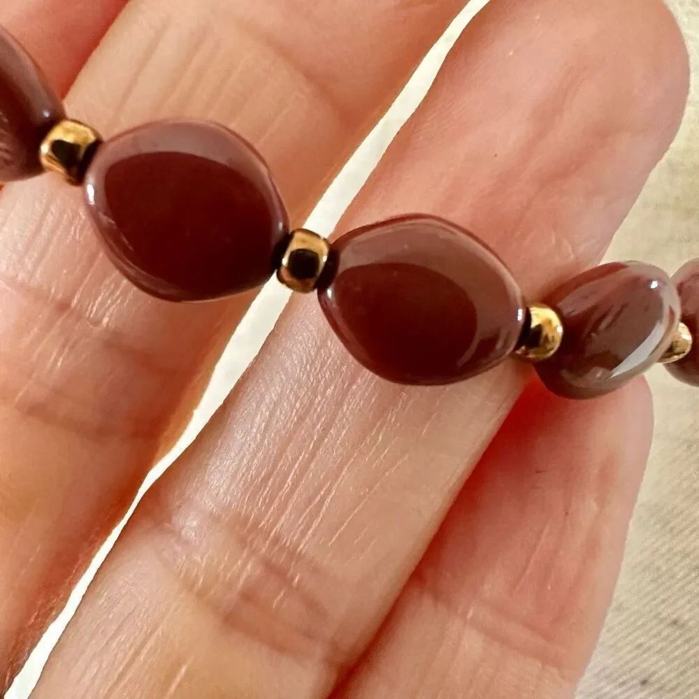 Red jasper necklace - Picture 6 of 8